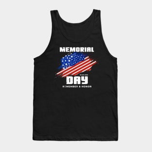 Memorial Day United States, Remember and Honor Tank Top